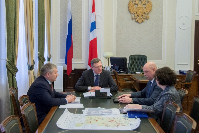 Леонид Малев и Александр Бурков обсудили перспективы развития Омского ДОСААФ